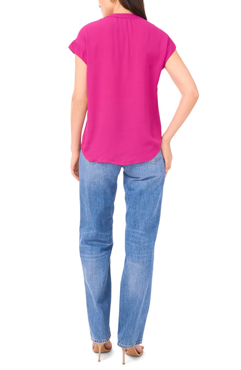 Vince Camuto Split Neck Top, Alternate, color,