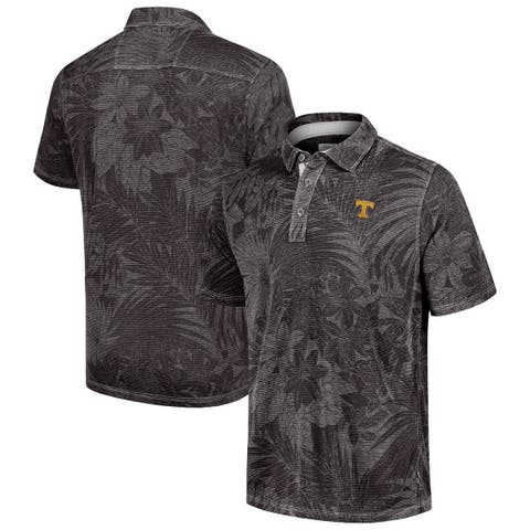Men's Tommy Bahama  Black Tennessee Volunteers Sport Santiago Paradise Polo