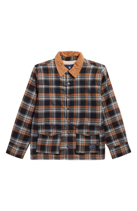 Kids' Plaid Hooded Jacket