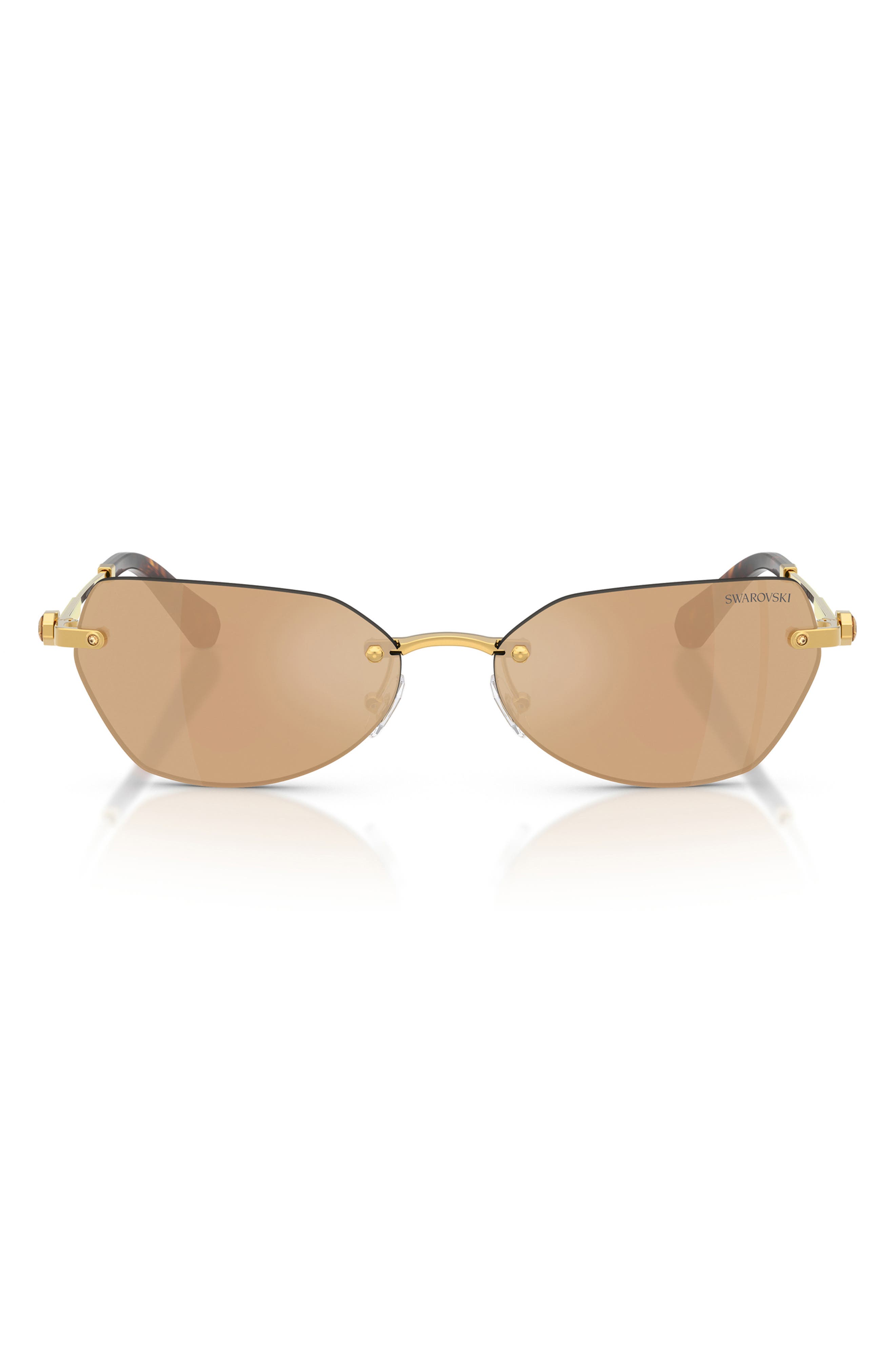 selected GOLD / BROWN MIRROR ROSE GOLD