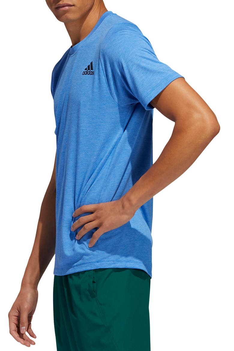 Technical Crewneck T-Shirt, Alternate, color, GLORY BLUE