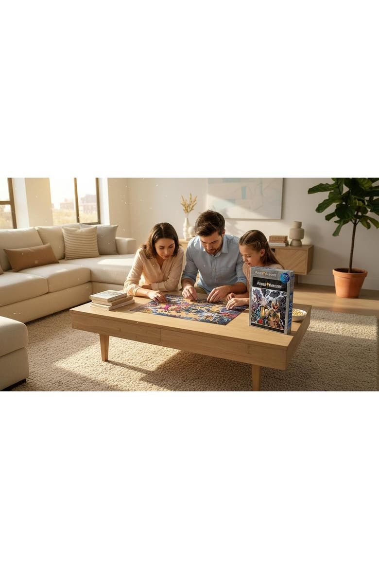 Power Rangers Shattered Grid Puzzle, Alternate, color, Multicolored