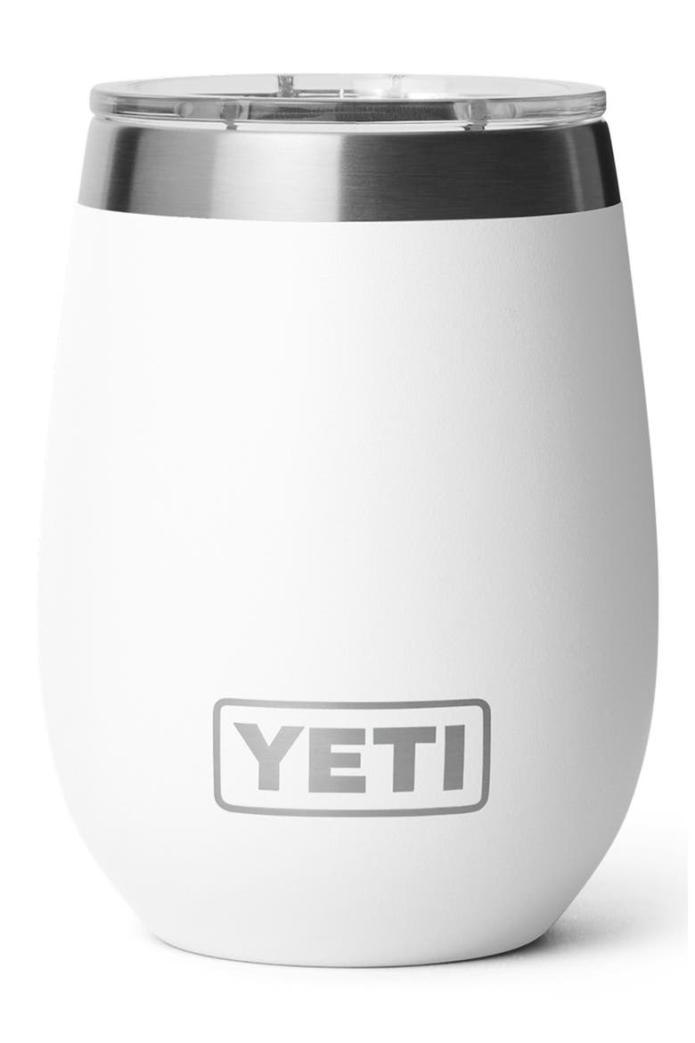 Rambler 10-Ounce Wine Tumbler, Main, color, WHITE