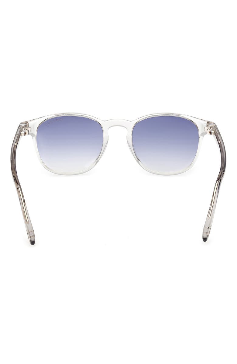 TOM FORD Holt 50mm Gradient Round Sunglasses, Alternate, color,