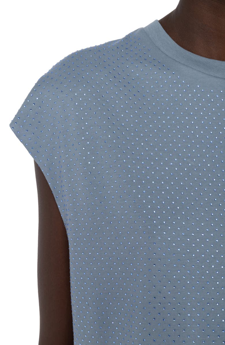 Zadig & Voltaire Cloe Strass Crystal Embellished Dolman Sleeve Top, Alternate, color, Sixtine