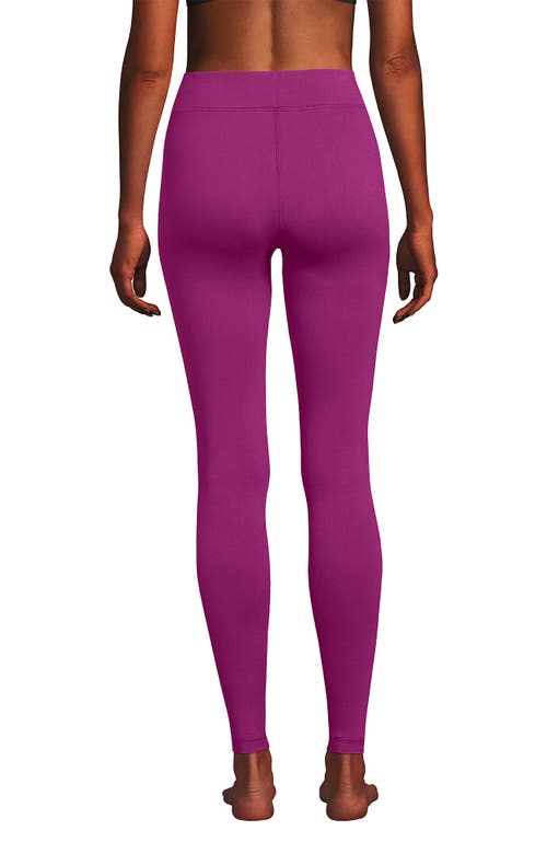 Lands' End Baselayer Cozy Thermaskin Pants In Purple