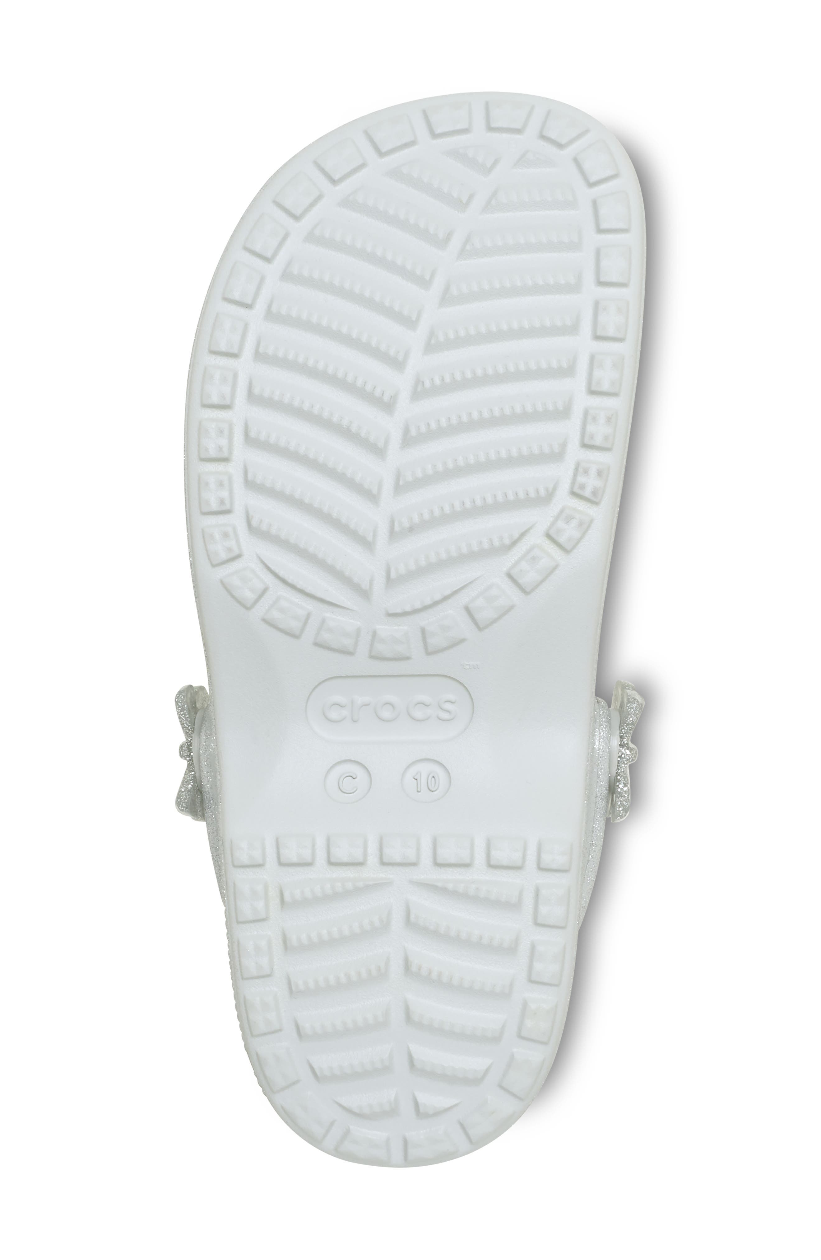 CROCS Kids' Classic Glitter Mary Jane Clog, Alternate, color, Atmosphere