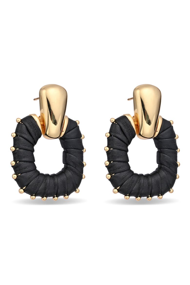 Jana Statement Knocker Earrings, Alternate, color, GOLD