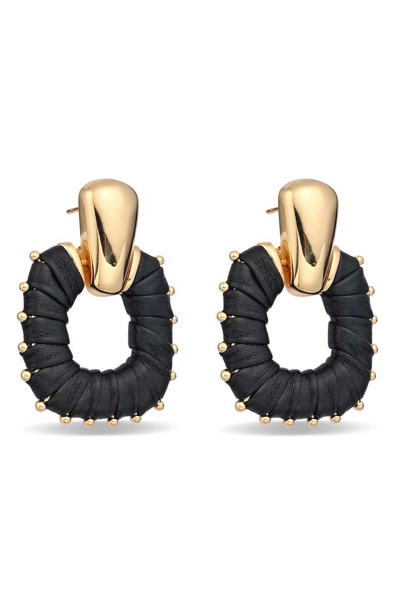 EYE CANDY LOS ANGELES Jana Statement Knocker Earrings, Alternate, color, Gold