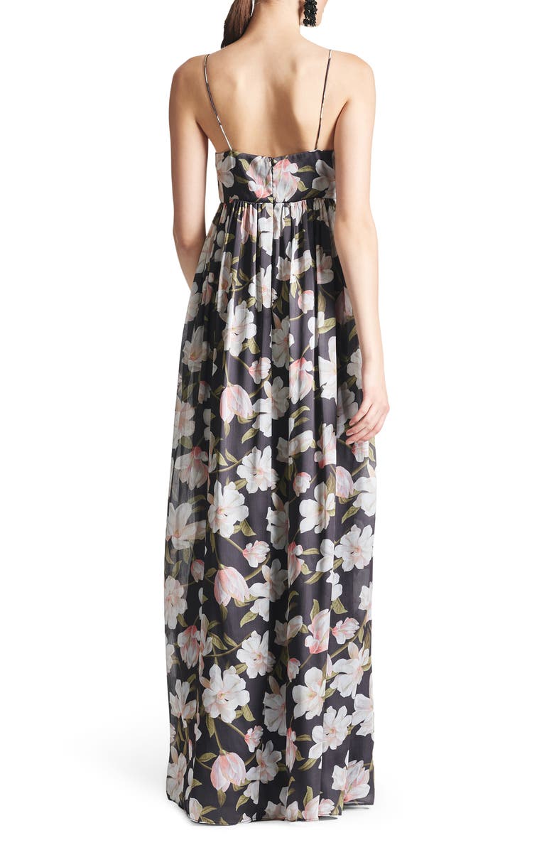 Sachin & Babi Jessica Floral Print Gown, Alternate, color, 