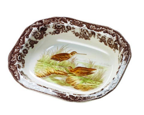 Woodland 9.5" Open Vegetable Dish, Snipe