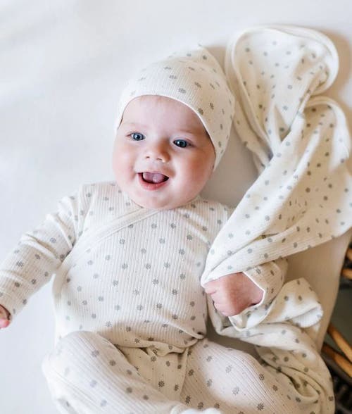 Ely's & Co. Baby Cotton Ribbed Beanie In Sailor
