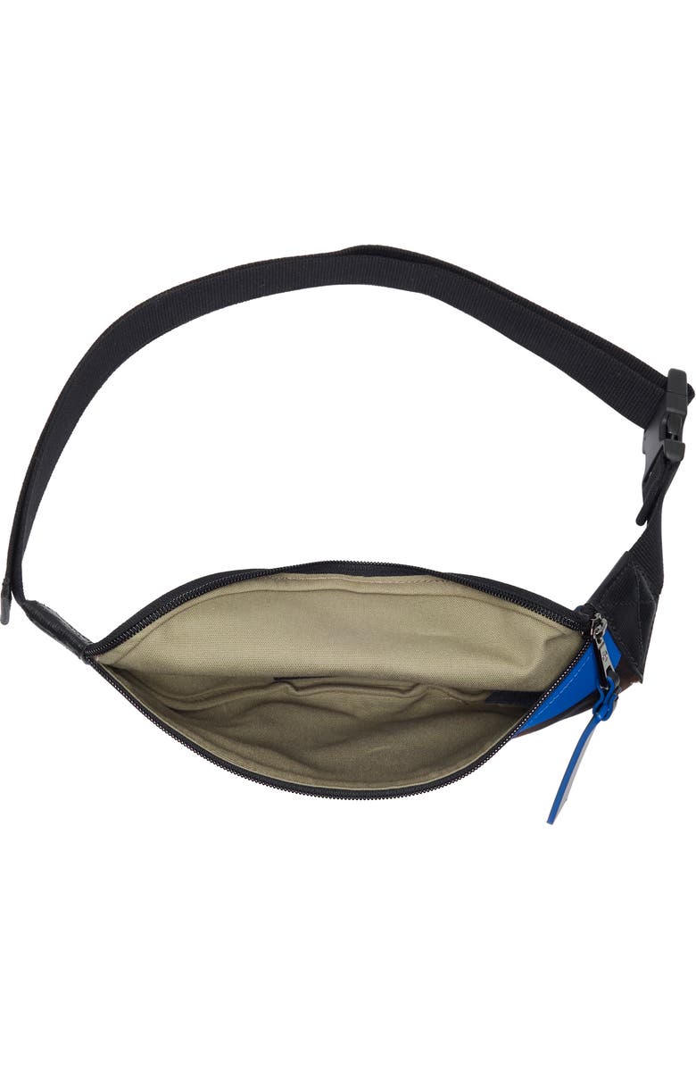 Longchamp Camo Belt Bag, Alternate, color, Navy