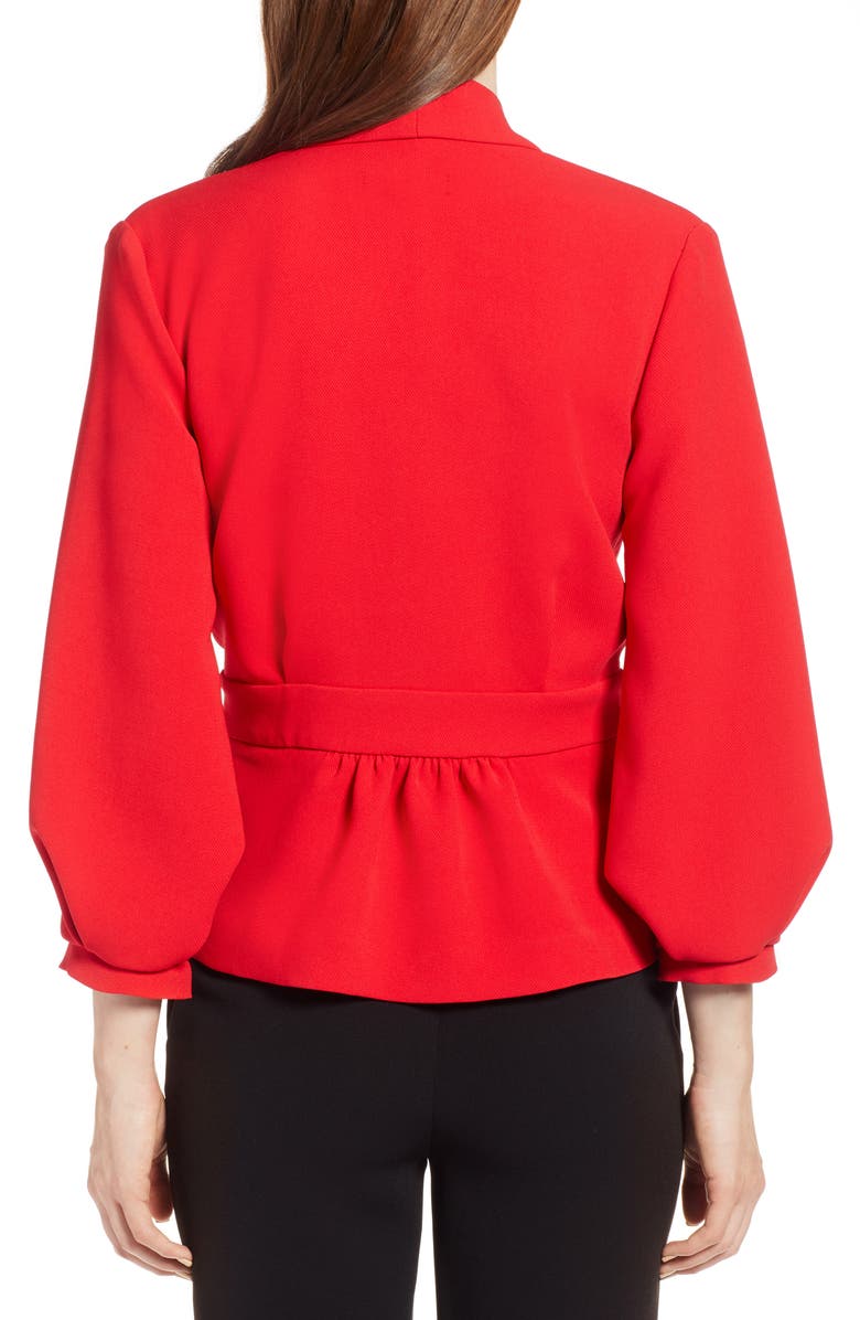 Halogen<sup>®</sup> Blouson Sleeve Jacket, Alternate, color, 
