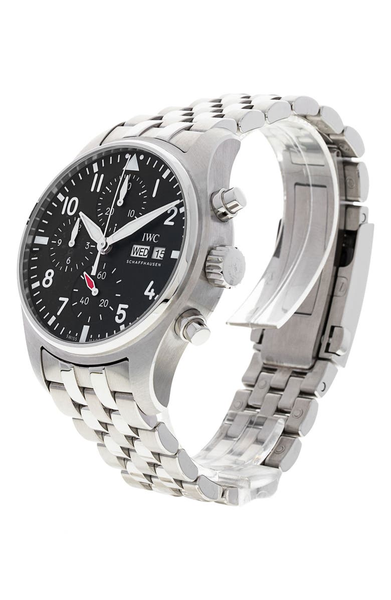 Watchfinder & Co. IWC Preowned Pilots Bracelet Chronograph Watch, 41mm, Alternate, color,