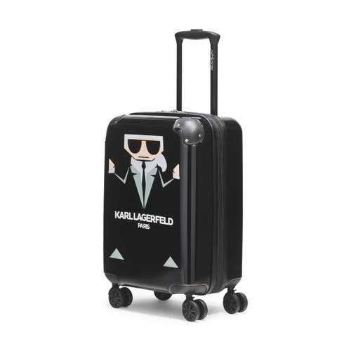 Karl Lagerfeld Karl In A Box 21" Carry On Upright In Black