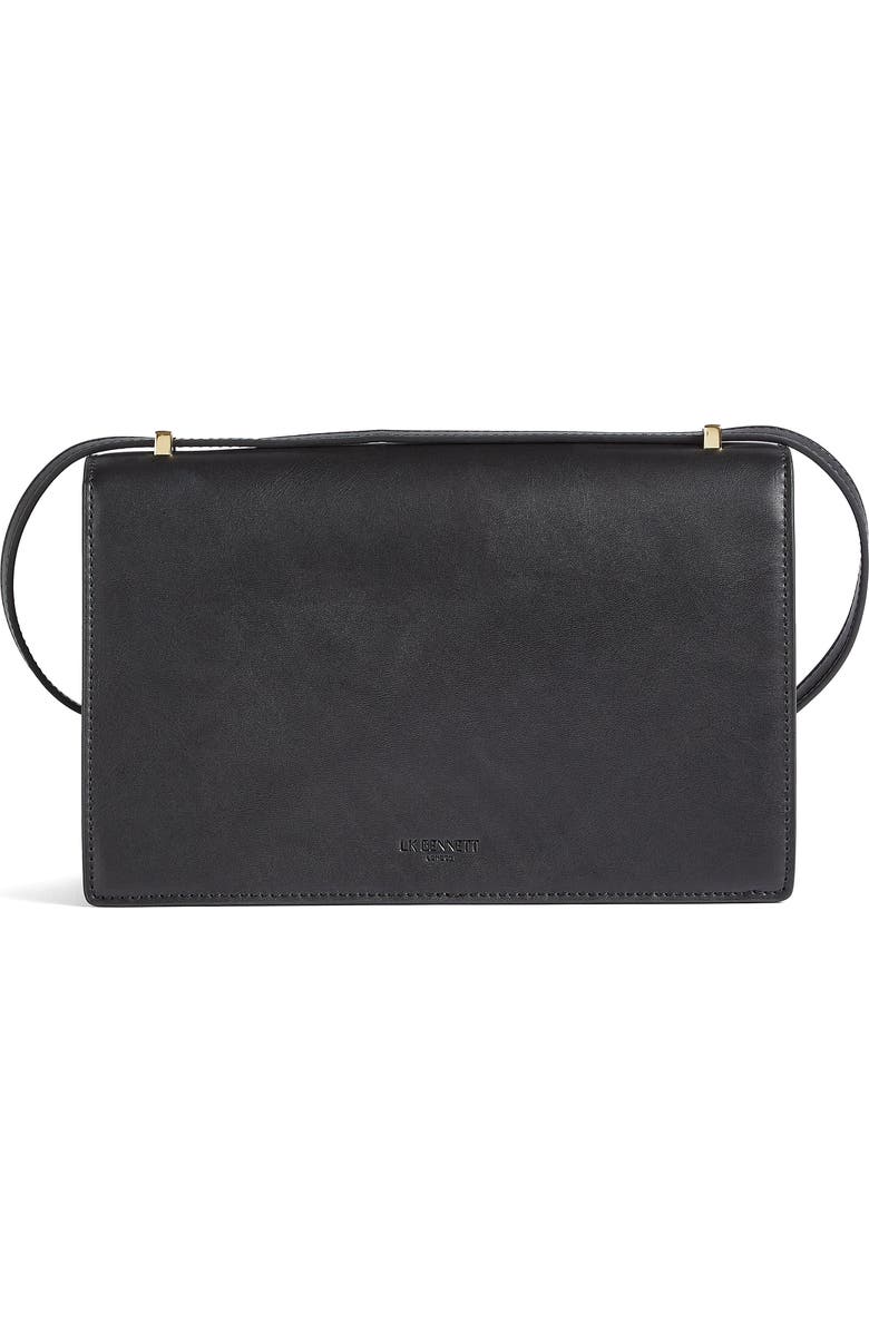 LK Bennett Ottie Structured Crossbody Bag, Alternate, color, Black