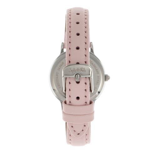 Sophie And Freda Sophie & Freda Berlin Leather-band Watch In Light Pink