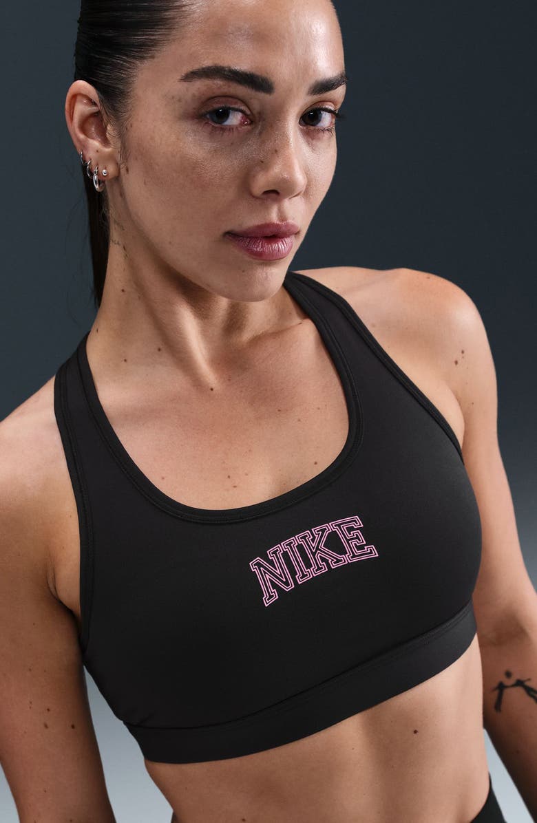 Nike Swoosh Medium Support Dri-FIT Padded Sports Bra, Alternate, color,
