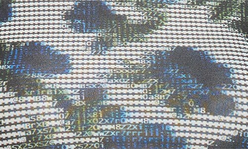 Coperni Suspended Ascii Floral Jersey Top In Blue