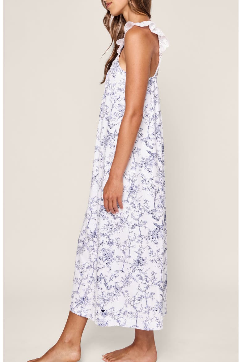 Clara Pima Cotton Nightgown, Alternate, color, WHITE