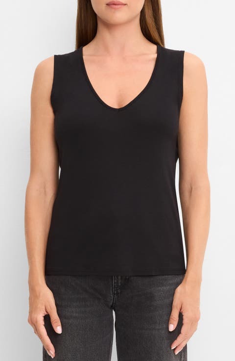 Gia V-Neck Supima Cotton Tank