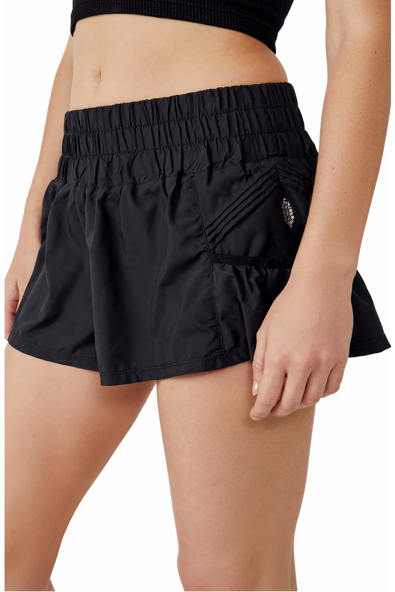 FP Movement Get Your Flirt On Shorts, Alternate, color, BLACK