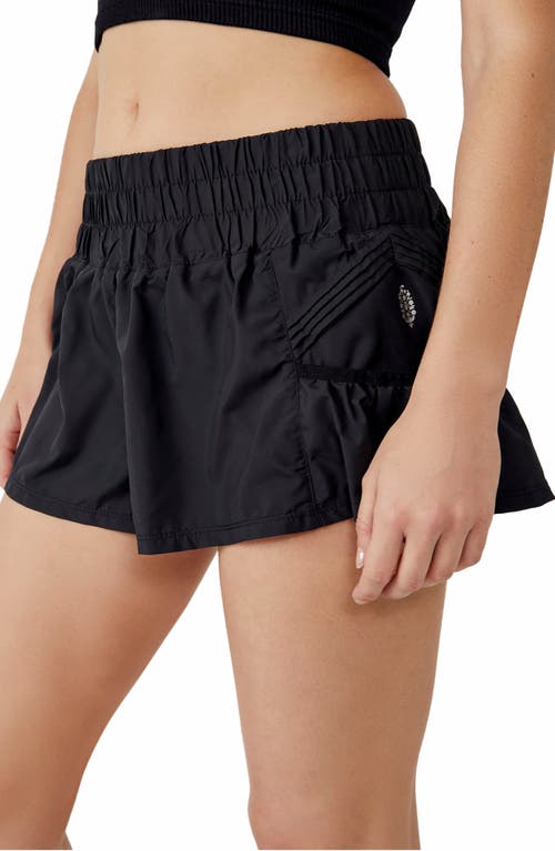 Free People Fp Movement Get Your Flirt On Shorts In Black