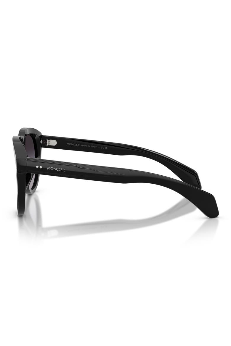 Isopleth 56mm Pilot Sunglasses, Alternate, color, BLACK / GREY GRADIENT