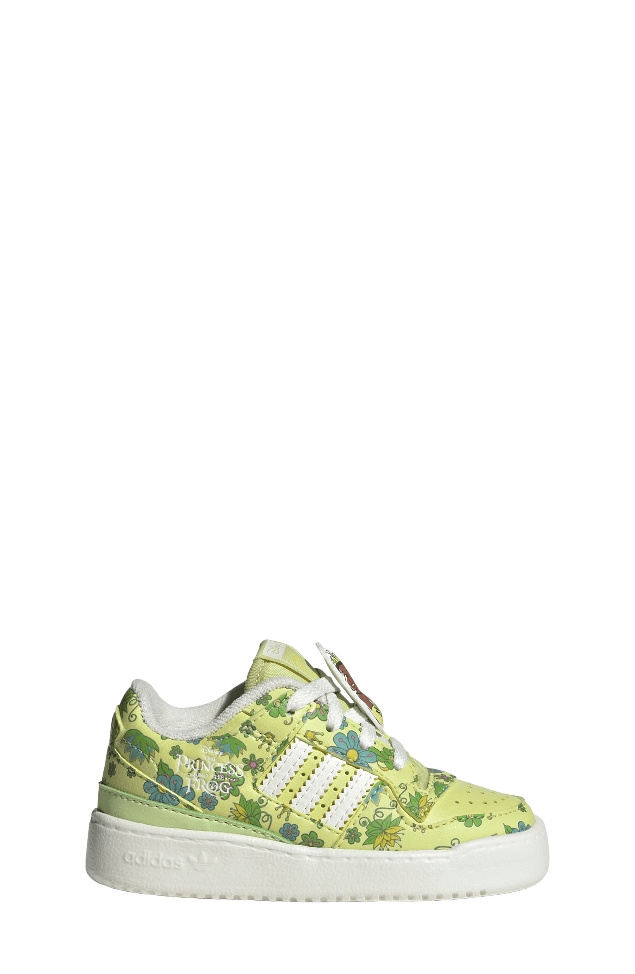 adidas x Disney Princess Tiana Forum Low Sneaker, Alternate, color, 