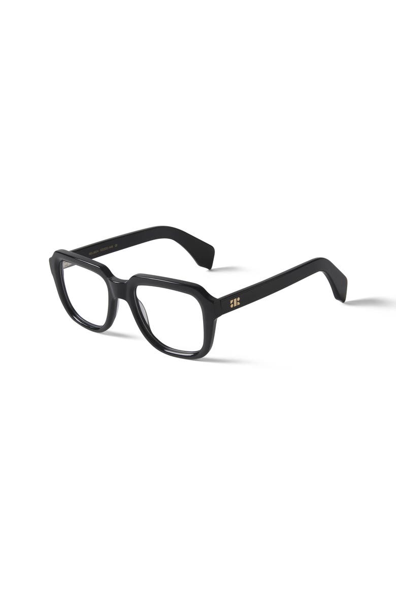French Kiwis Eyewear Reuben Blue Light Glasses, Alternate, color, Black