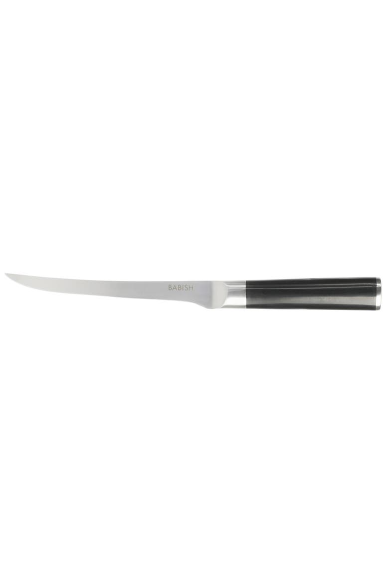High Carbon 1.4116 German Steel 7 Inch Boning Knife, Main, color, Silver