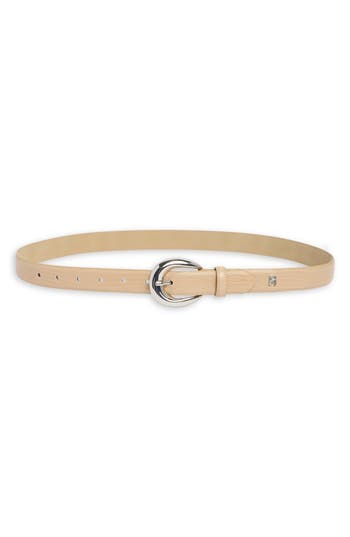 Steve Madden Lizard Embossed Faux Leather Belt
