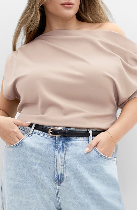 Imani One-Shoulder Top (Plus)