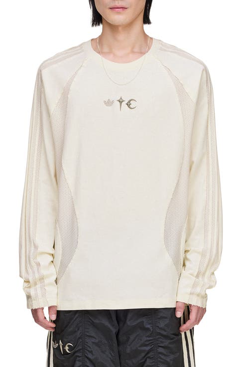 Mesh Detail Oversize T-Shirt