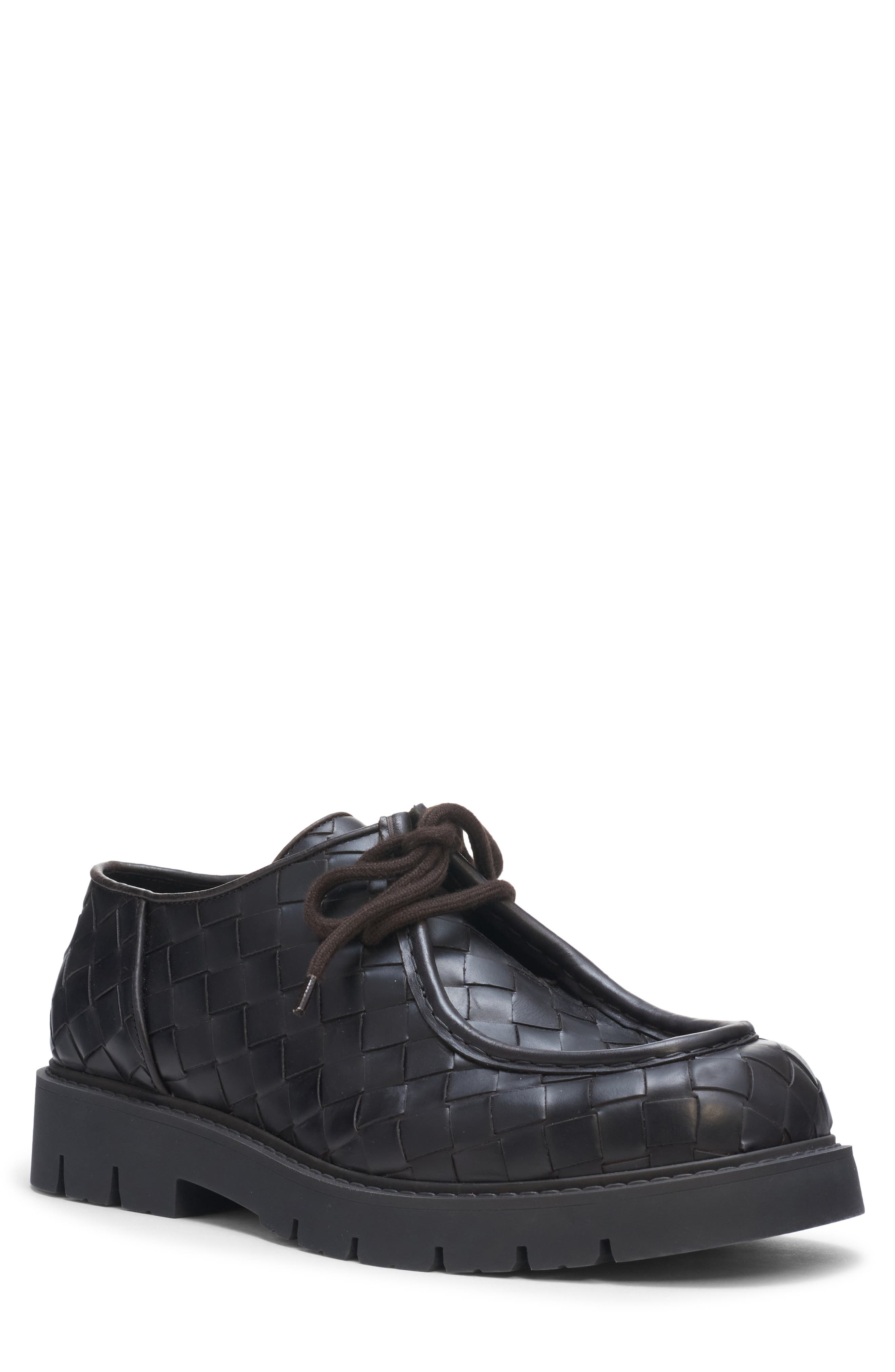 Bottega Veneta Haddock Intrecciato Derby, Main, color, 2113 Fondant