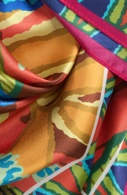 Echo Rainforest Silk Square Scarf