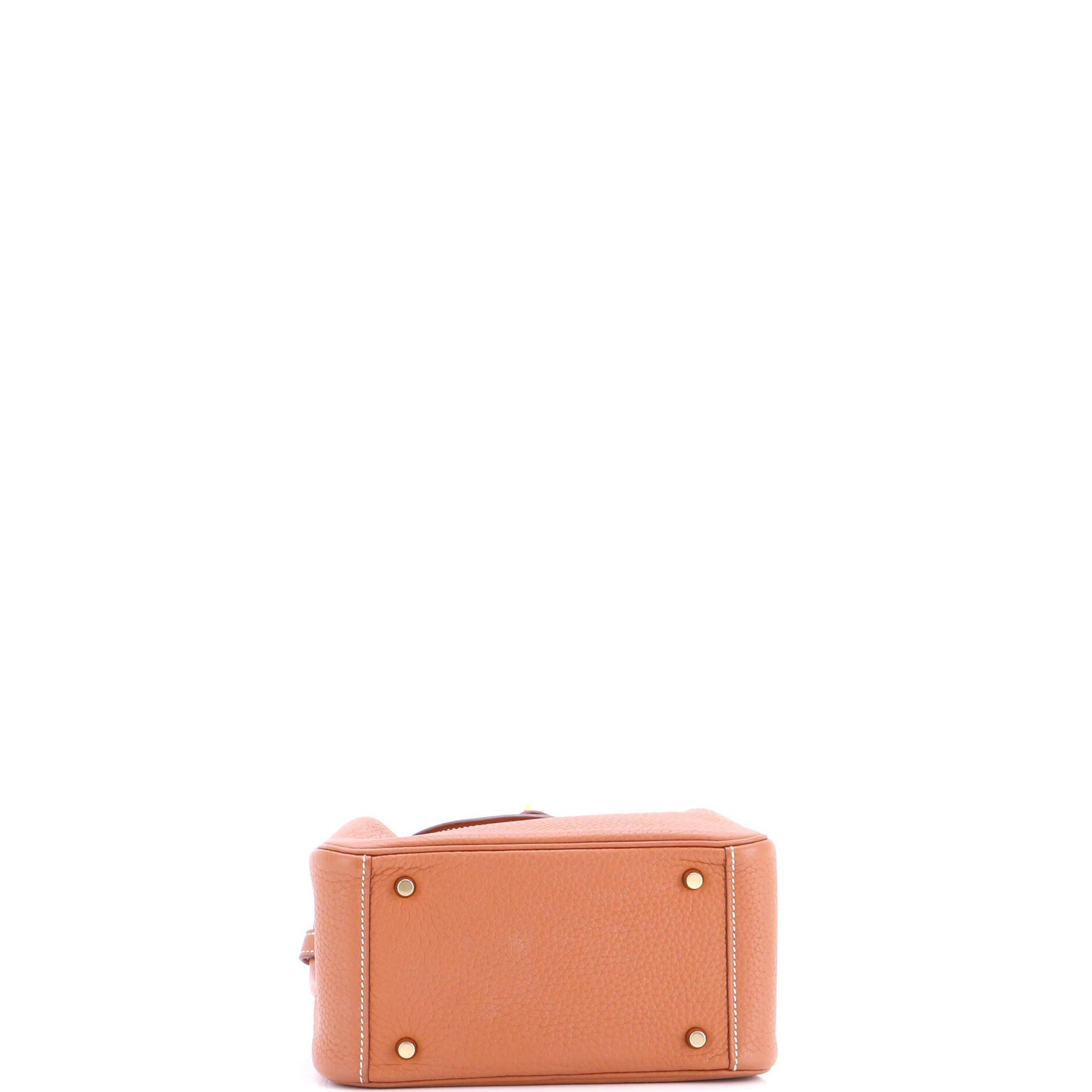 Pre-Owned Hermes Lindy Bag Clemence Mini, Alternate, color, Gold