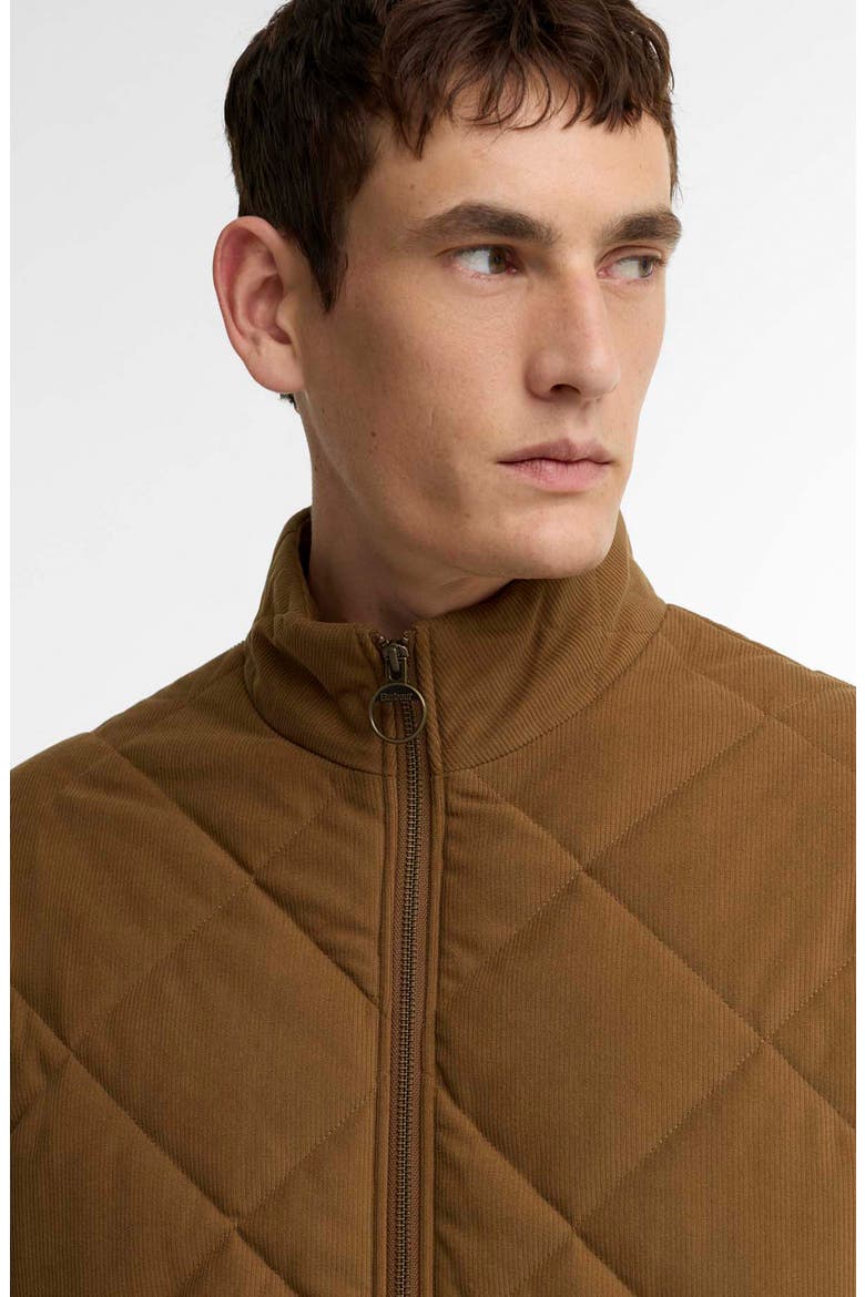 Corden Quilted Jacket, Alternate, color, DARK SANDSTONE