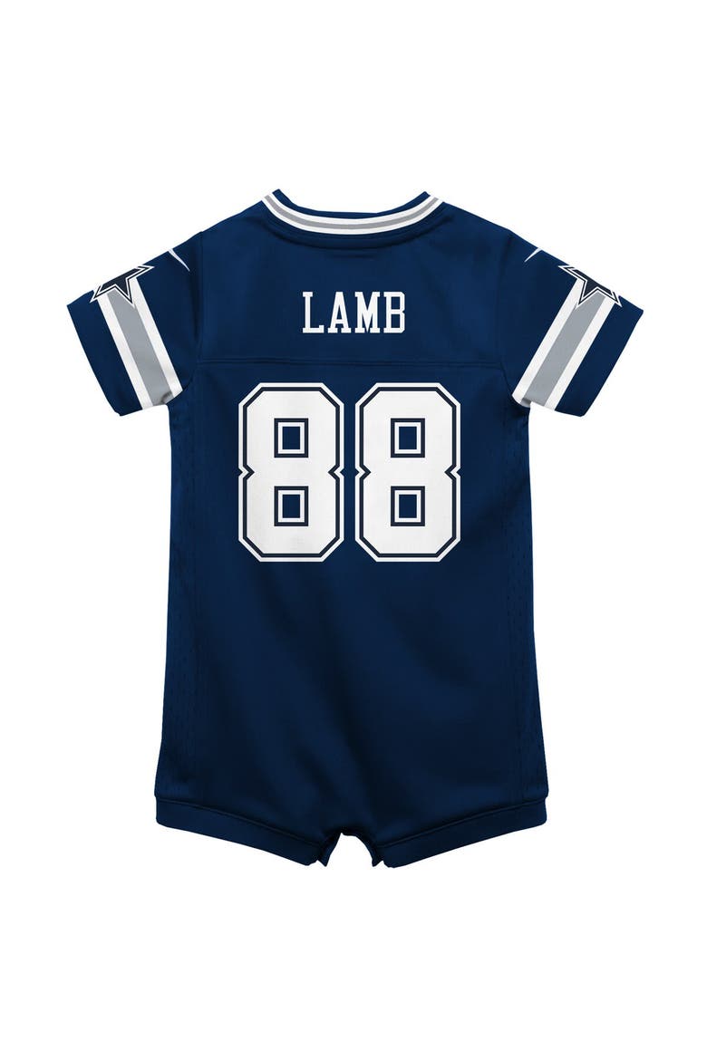 Infant Nike CeeDee Lamb Navy Dallas Cowboys Game Jersey Romper, Alternate, color, Navy