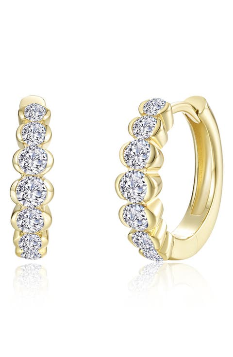 Willow Simulated Diamond Small Hoop Earrings