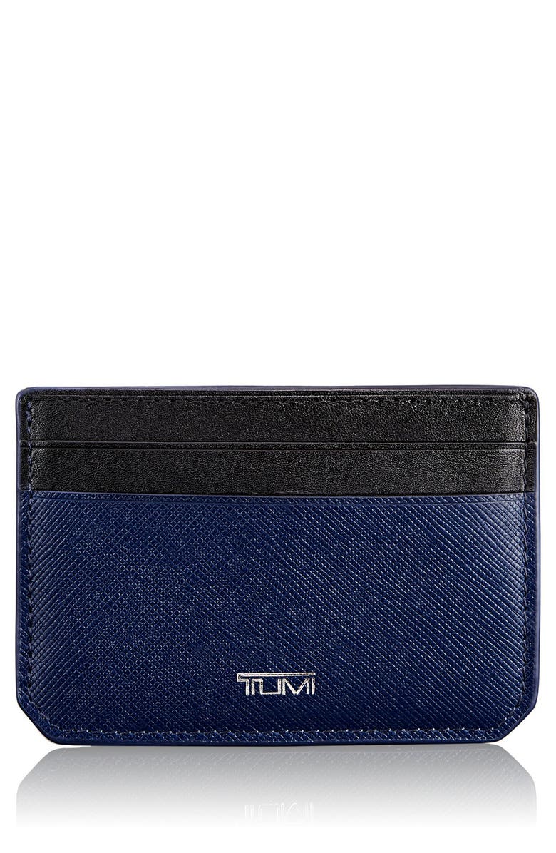 TUMI Mason Leather Money Clip Card Case, Main, color,