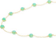 Campbell + Charlotte Found Cabochon Station Necklace