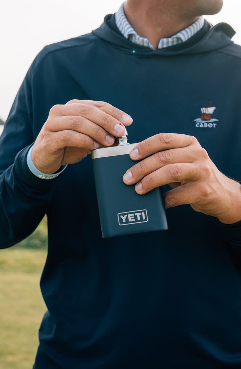 YETI Stainless Steel Flask, Alternate, color, Navy