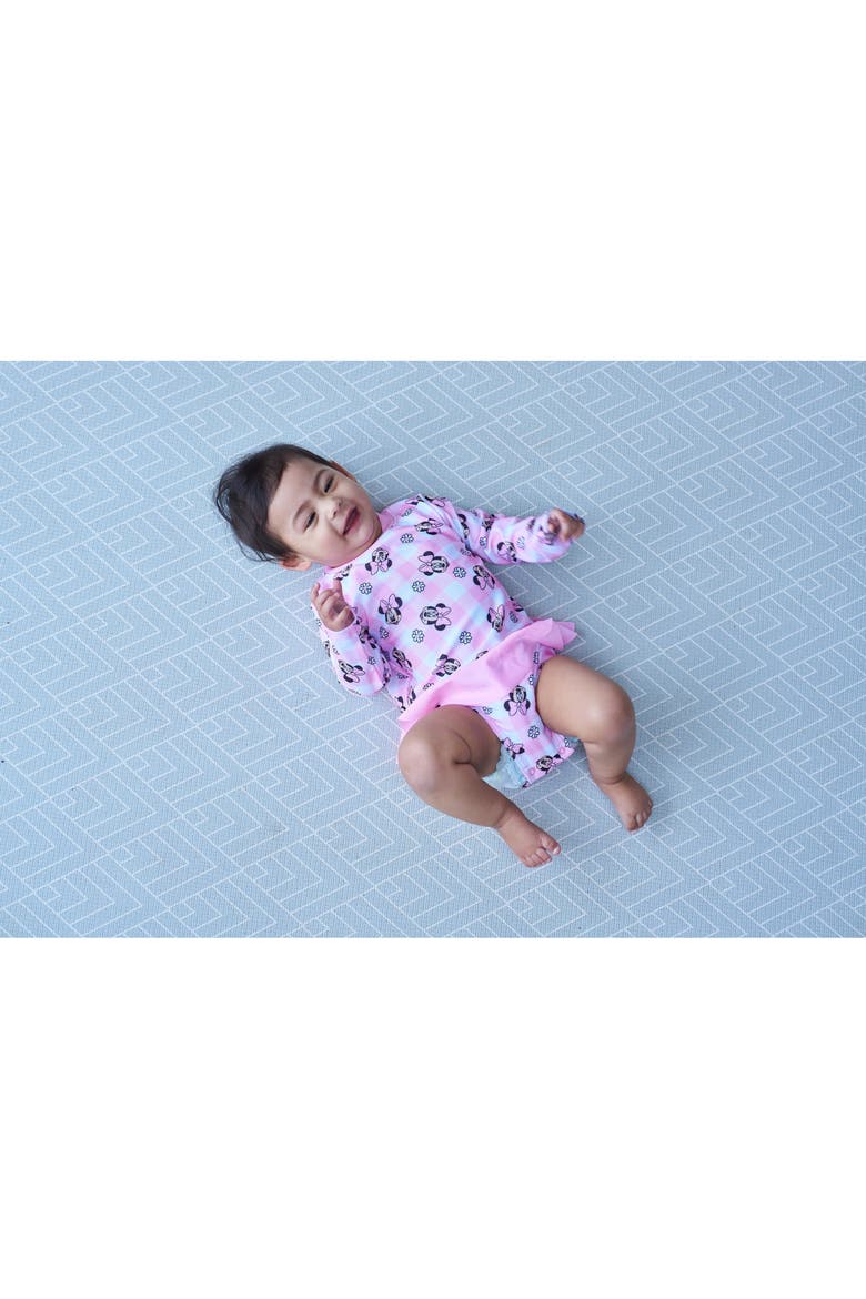 Minnie Mouse One Piece Swimwear, Alternate, color, Pink Minnie Gingham