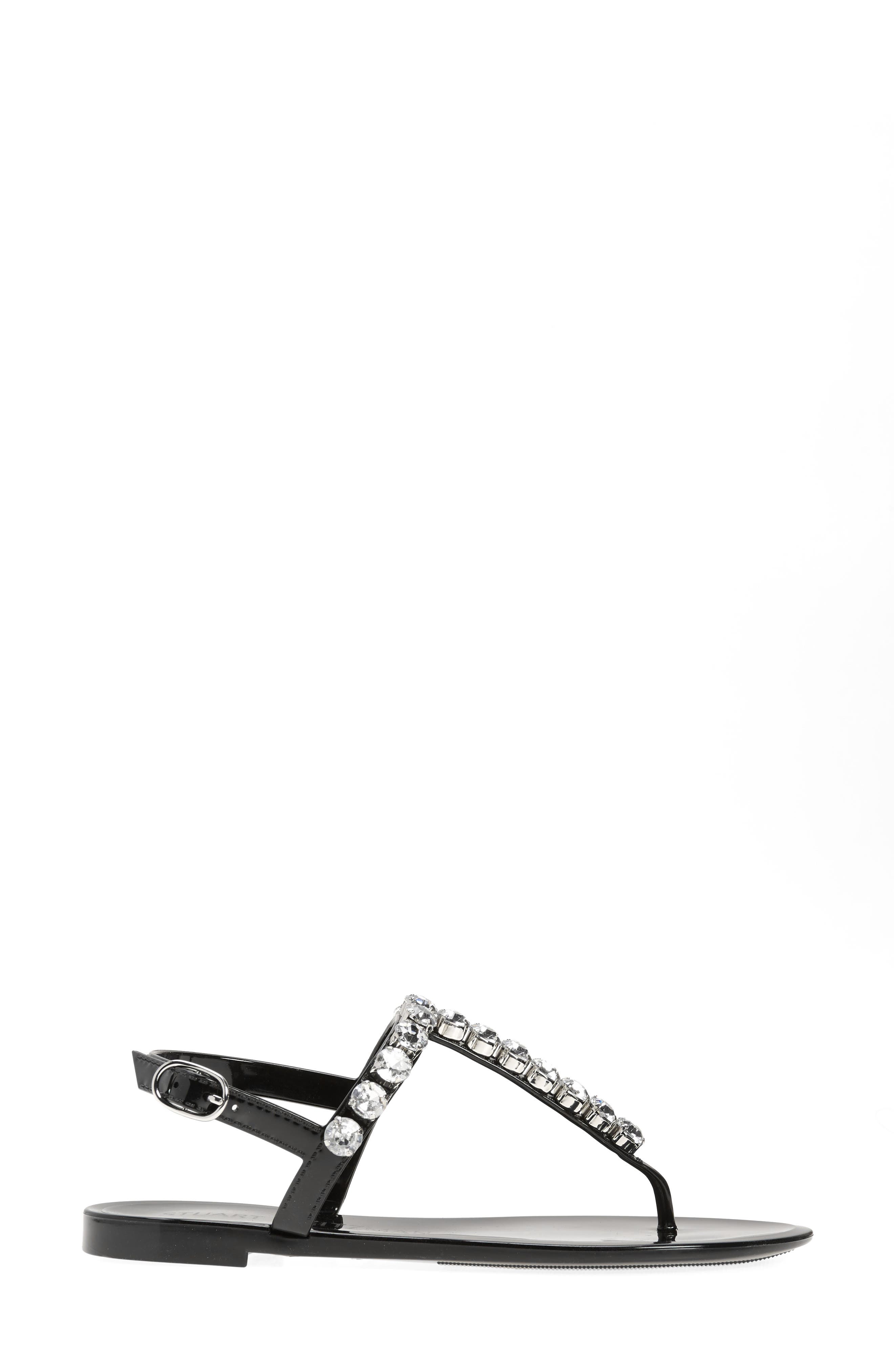 Stuart Weitzman Jaide Round Jewel Jelly Flat, Alternate, color, 