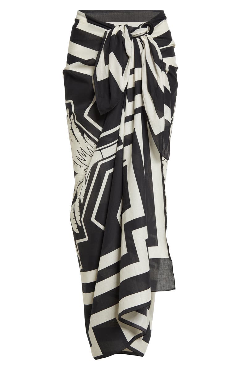 Johanna Ortiz Sacred Sun Cotton Voile Pareo Cover-Up, Alternate, color, 