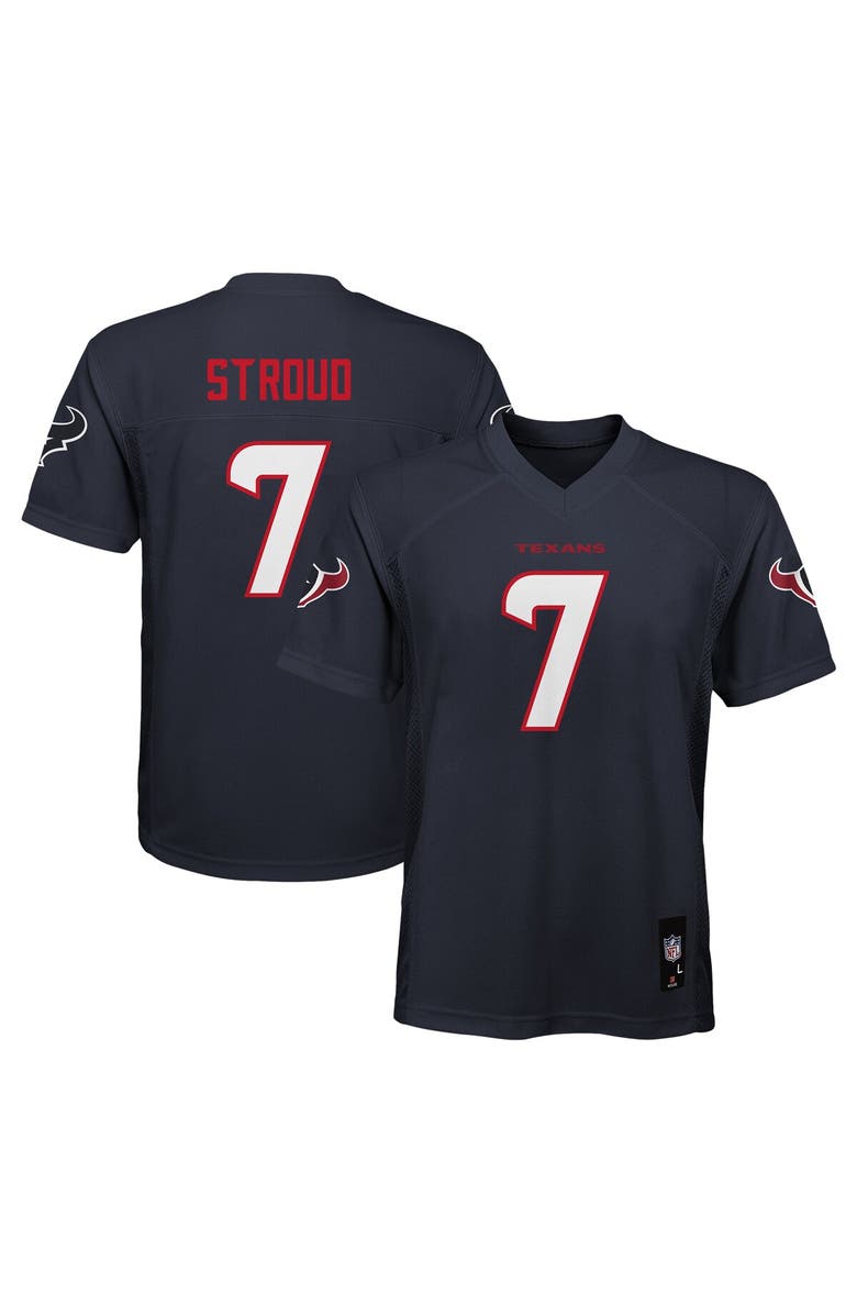 Outerstuff Youth C.J. Stroud Navy Houston Texans Replica Player Jersey, Main, color, Navy