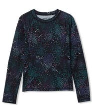 Lands' End Girls Thermal Base Layer Long Underwear Thermaskin Crew Neck Shirt