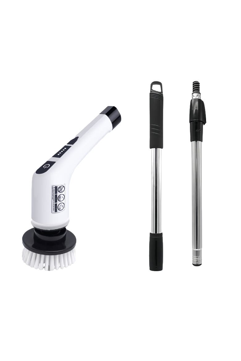 Cordless Rechargeable Power Scrubber Brush, Alternate, color, White